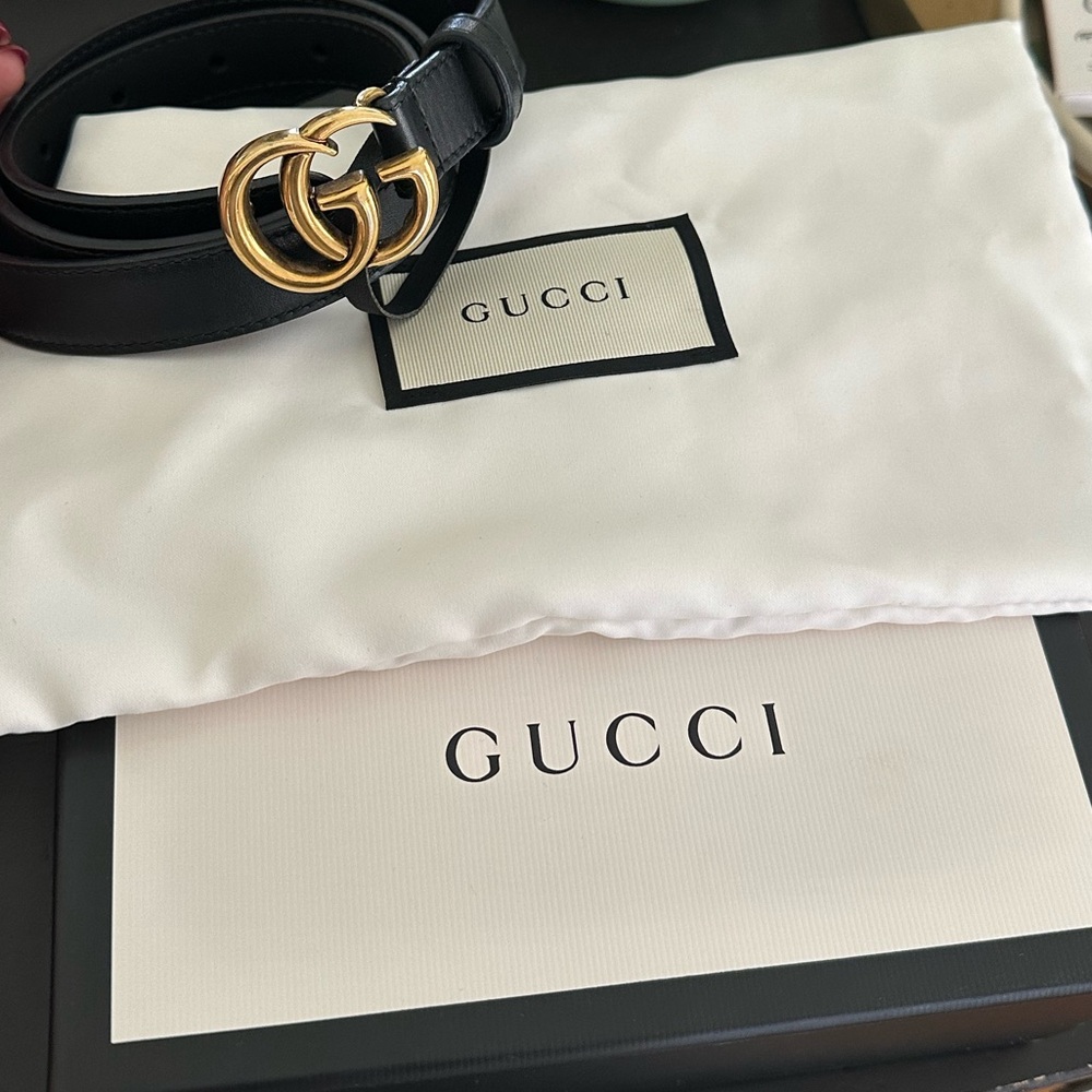 Gucci GG MARMONT THIN BELT